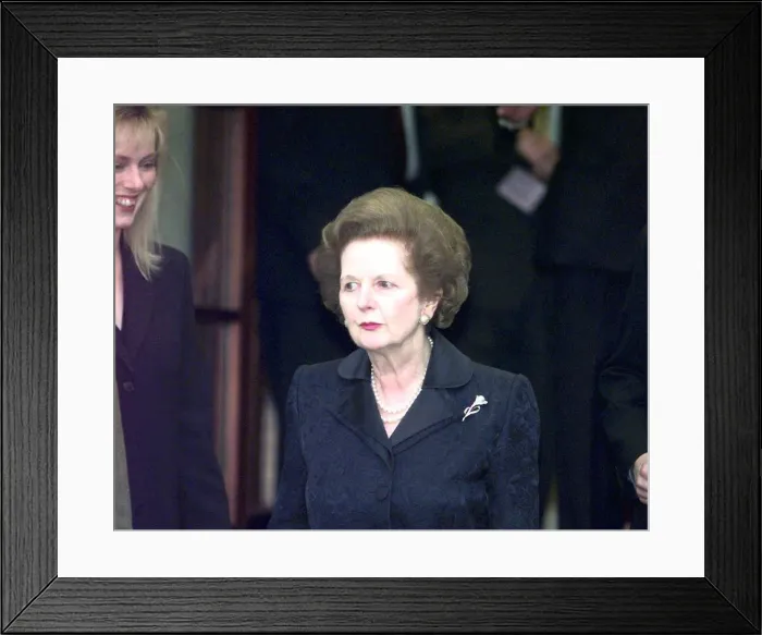 Framed Print : Margaret Thatcher Conservative Party Conference 1998 Margaret Thatcher former