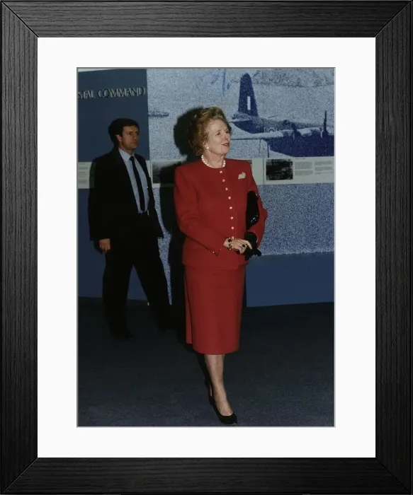 Framed Print : Margaret Thatcher ousted premier having been given the Queens highest honour
