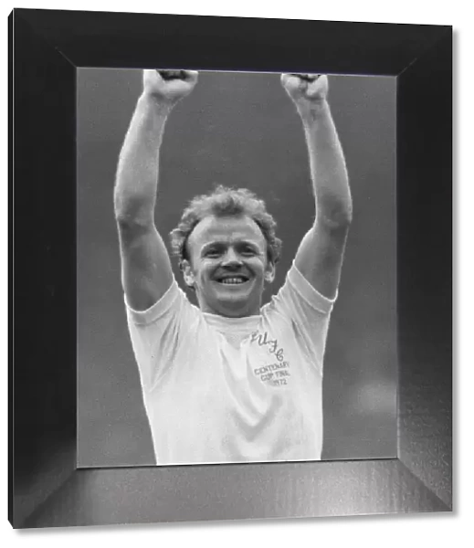 Billy Bremner seen here celebrating at the end of Leeds Uniteds FA Cup Final match