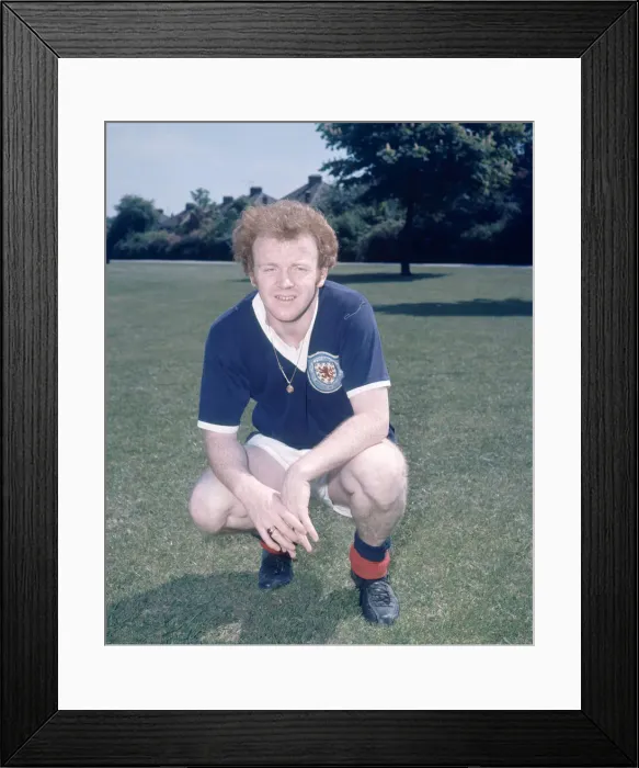 Framed Print : Billy Bremner Scotland and Leeds United footballer circa 1974 Local Caption Framed Print : Billy Bremner Scotland and Leeds United footballer circa 1974 Local Caption