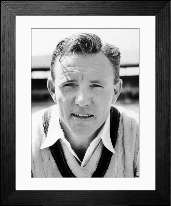 Framed Print : Australian fast bowler Ray Lindwall. c. 1955 Local Caption watsccan Framed Print : Australian fast bowler Ray Lindwall. c. 1955 Local Caption watsccan