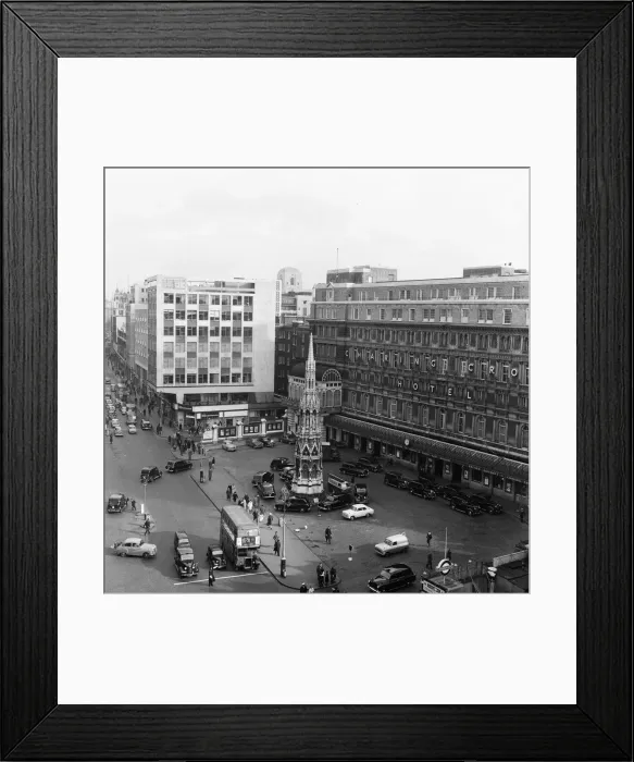Framed Print : General view of Charing Cross and The Strand in Central London. 25th August 1969 Framed Print : General view of Charing Cross and The Strand in Central London. 25th August 1969
