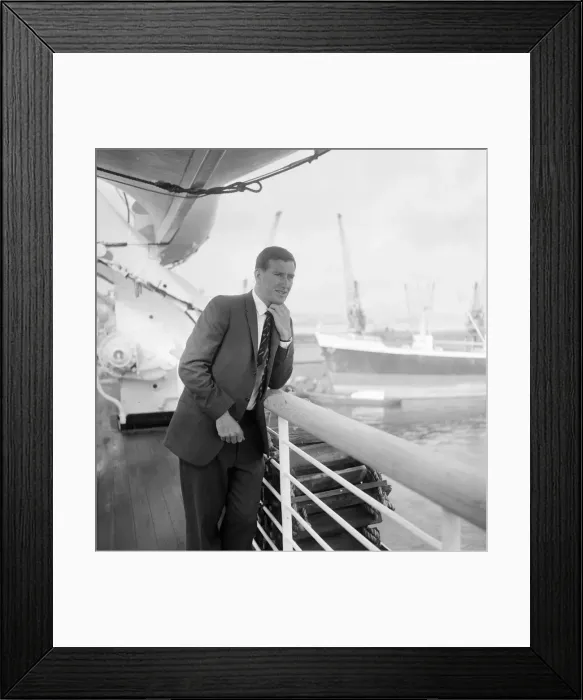 Framed Print : Australian Test Cricket team arrive at Tilbury aboard The Himalaya Framed Print : Australian Test Cricket team arrive at Tilbury aboard The Himalaya