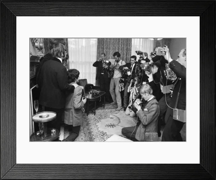 Framed Print : Press launch of Sgt. Peppers Lonely Hearts Club Band Framed Print : Press launch of Sgt. Peppers Lonely Hearts Club Band