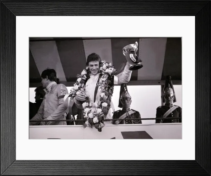 Framed Print : Tom Pryce racing driver Brands Hatch Race of the Champions meeting Welshman Framed Print : Tom Pryce racing driver Brands Hatch Race of the Champions meeting Welshman
