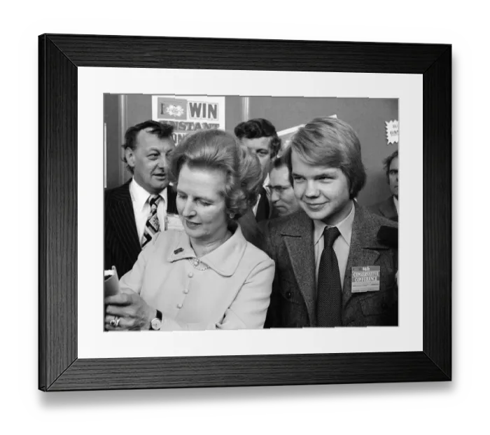 Framed Print : Tory leader Margaret Thatcher and William Hague at the Conservative Party Conference Framed Print : Tory leader Margaret Thatcher and William Hague at the Conservative Party Conference