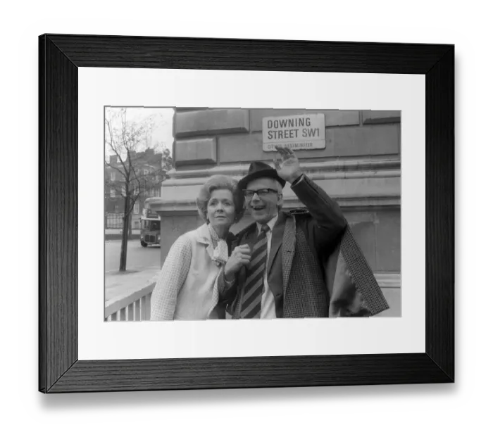 Framed Print : John Wells with Angela Thorne in Anyone for Denis