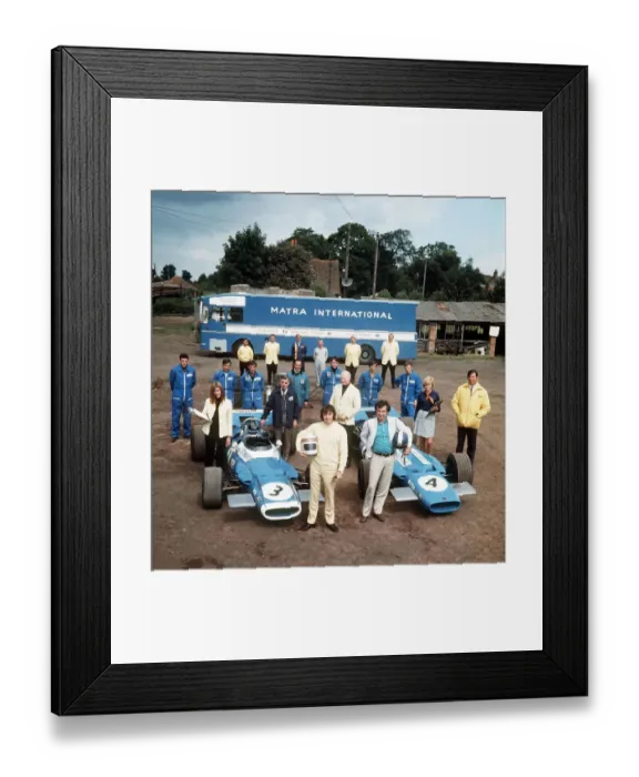Framed Print : Jackie Stewart August 1969 and Jean Pierre Beltoise with Matra Ford formula One Motor Framed Print : Jackie Stewart August 1969 and Jean Pierre Beltoise with Matra Ford formula One Motor