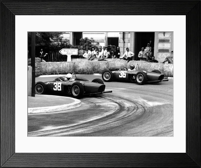 Framed Print : The Formula One Monaco Grand Prix motor race held at the Circuit de Monaco in Monte Carlo