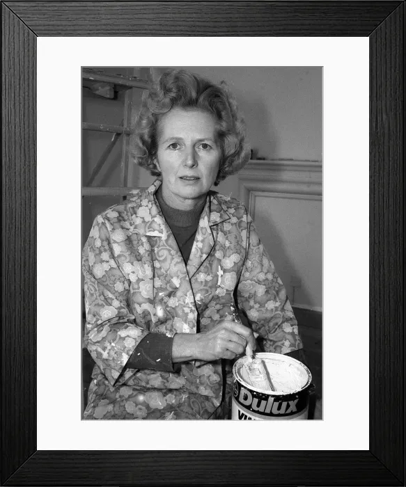 Framed Print : Margaret Thatcher spent the w eekend Framed Print : Margaret Thatcher spent the w eekend