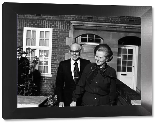 Prime Minister Margaret Thatcher with husband Denis May 1979