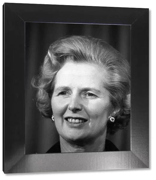 Margaret Thatcher after winning the Conservative Leadership Election February