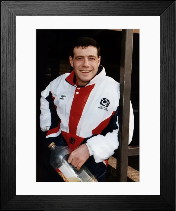 Framed Print : Scott Hastings of the Scottish Rugby team Framed Print : Scott Hastings of the Scottish Rugby team