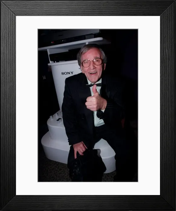 Framed Print : Alan Freeman DJ May 1998 Radio One at the Grosvenor Hotel Framed Print : Alan Freeman DJ May 1998 Radio One at the Grosvenor Hotel