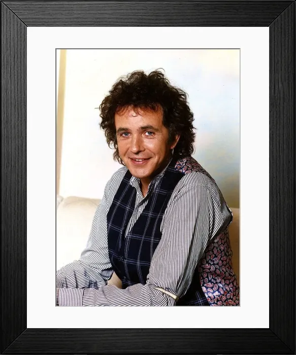 Framed Print : David Essex Singer Pictured in London