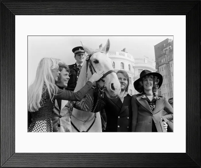 Framed Print : The Eurovision Song Contest April 1974 Abba the 1970s Swedish pop group Framed Print : The Eurovision Song Contest April 1974 Abba the 1970s Swedish pop group