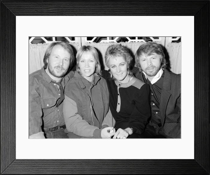 Framed Print : Abba Swedish Pop band November 1982 celebrating 10 years together 5 / 11 / 1982 Framed Print : Abba Swedish Pop band November 1982 celebrating 10 years together 5 / 11 / 1982