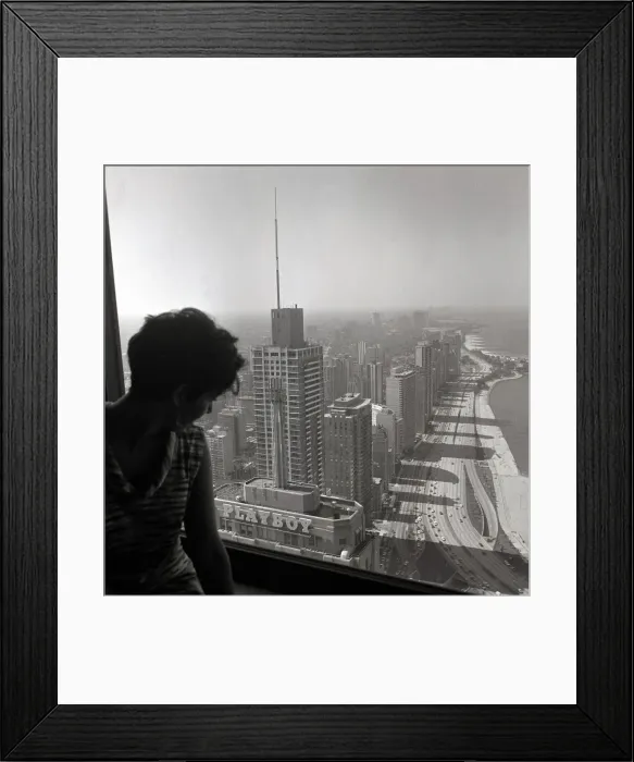 Framed Print : Chicago skyline, June 1969 View from the 49th floor of the new John Hancock Centre Framed Print : Chicago skyline, June 1969 View from the 49th floor of the new John Hancock Centre