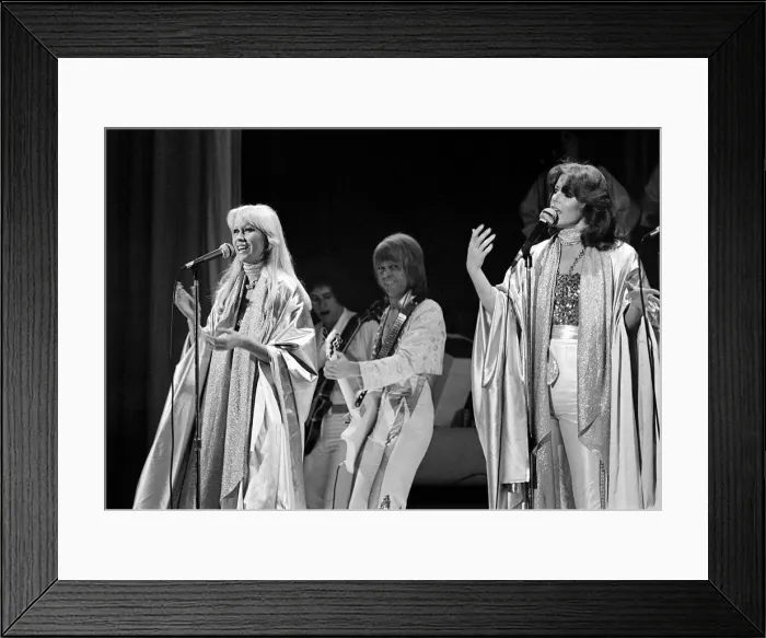 Framed Print : Abba Swedish Pop band November 1979 On stage at Wembley Arena 8 / 11 / 1979 Framed Print : Abba Swedish Pop band November 1979 On stage at Wembley Arena 8 / 11 / 1979