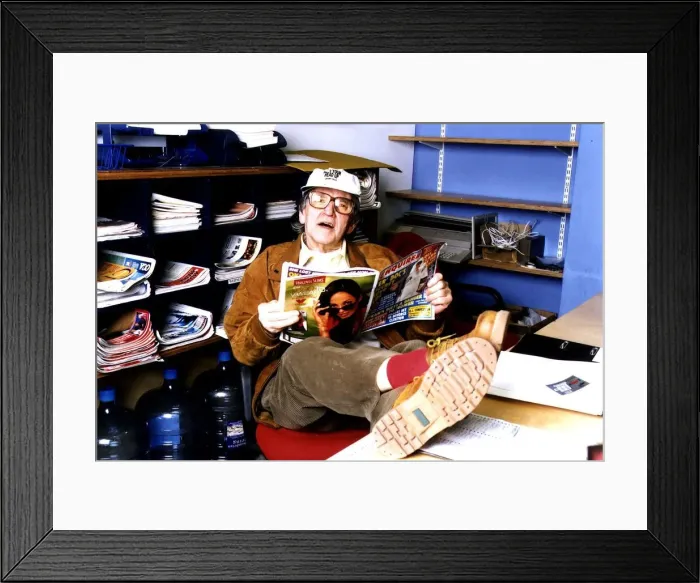 Framed Print : Disc jockey Alan Freeman Framed Print : Disc jockey Alan Freeman
