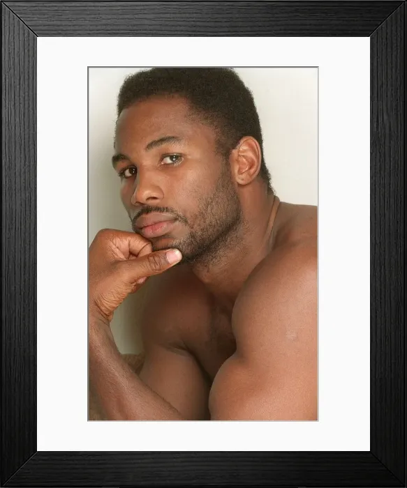 Framed Print : Lennox Lewis Boxer