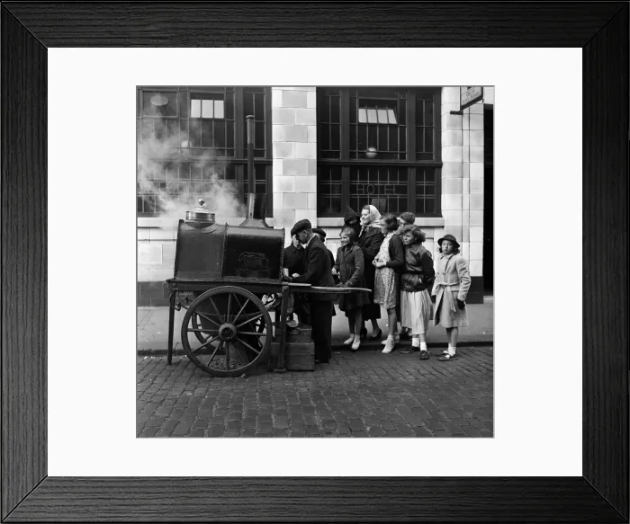 Framed Print : For the last sixty years Thomas Reay and his father before him have been standing in Framed Print : For the last sixty years Thomas Reay and his father before him have been standing in
