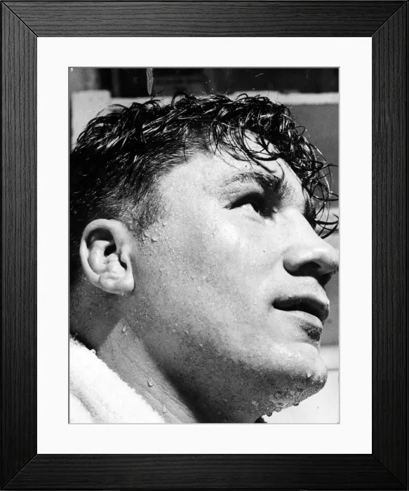 Framed Print : Don Cockell after training in Eastbourne for his fight with American Harry Mathews Framed Print : Don Cockell after training in Eastbourne for his fight with American Harry Mathews