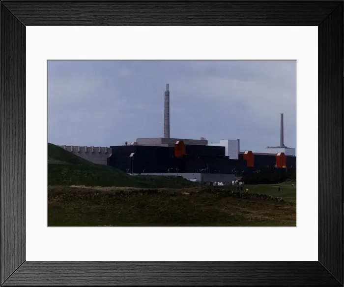 Framed Print : Atom Factories Sellafield the enormous Thorp reprocesser from the sellafield golf course Framed Print : Atom Factories Sellafield the enormous Thorp reprocesser from the sellafield golf course