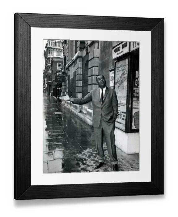 Framed Print : Joe Louis former champion boxer Ex-heavyweight champion of the world