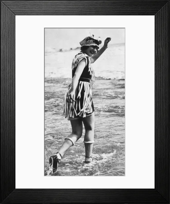 Framed Print : 1911 Swimming costume Local Caption Watscan - 15 / 06 / 2010 Framed Print : 1911 Swimming costume Local Caption Watscan - 15 / 06 / 2010