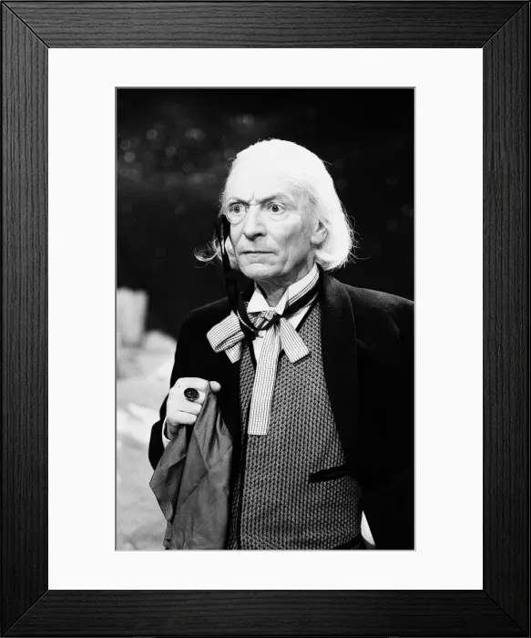 Framed Print : Actor William Hartnell - the first Doctor - pictured during rehearsals at Television