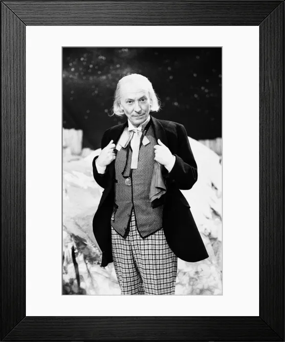 Framed Print : Actor William Hartnell - the first Doctor - pictured during rehearsals at Television Framed Print : Actor William Hartnell - the first Doctor - pictured during rehearsals at Television