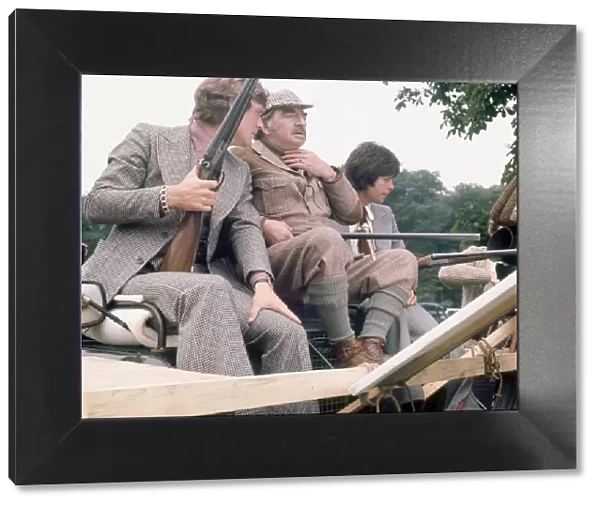 Right to LeftCliff Richard, Hugh Griffiths and Anthony Andrews seen here filming a scene