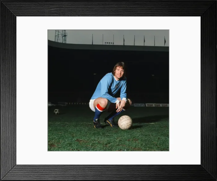 Framed Print : Rodney Marsh Manchester City Football Player, March 1973