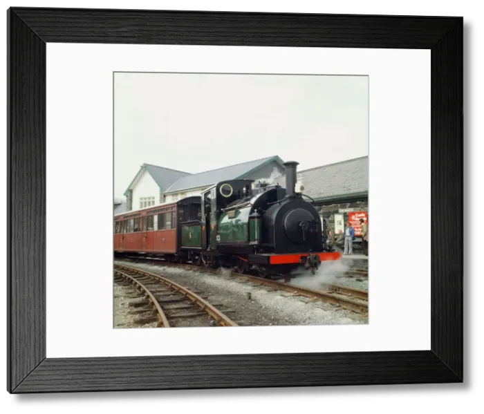 Framed Print : The Ffestiniog Railway is the oldest independent railway company in the World - being