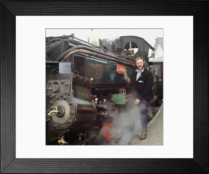 Framed Print : The Ffestiniog Railway is the oldest independent railway company in the World - being