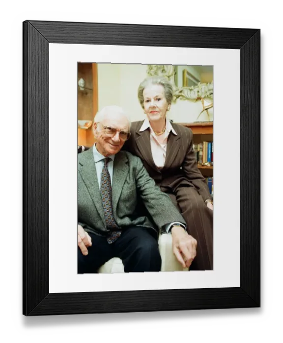 Framed Print : Peter O Sullevan, Horse Racing Commentator 29th November 1997