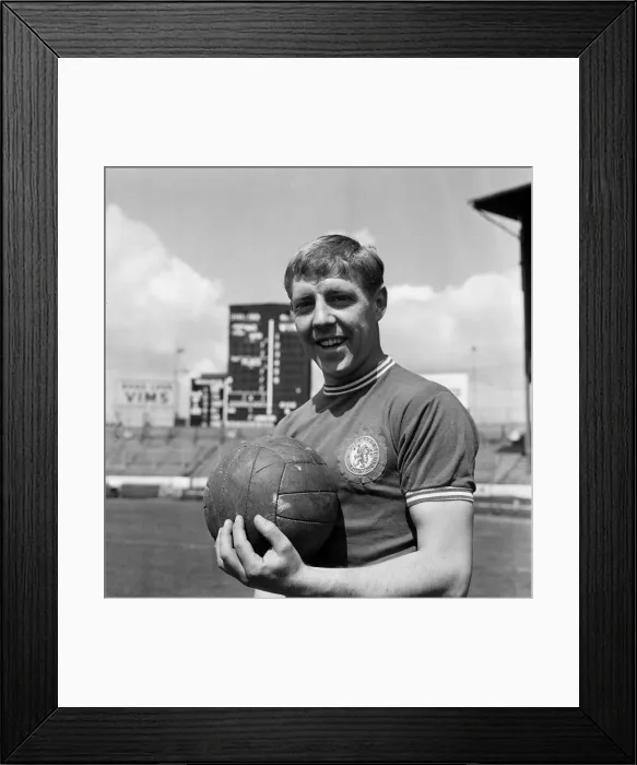 Framed Print : Ken Shellito Chelsea FC Football Player, 9th May 1963. Local Caption