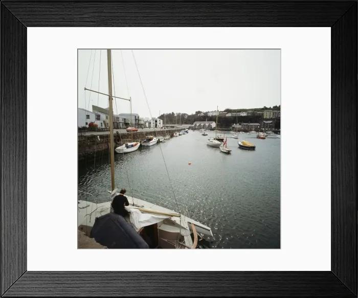 Framed Print : Porthmadog harbour in the Snowdonia National Park. 24th April 1980 Framed Print : Porthmadog harbour in the Snowdonia National Park. 24th April 1980