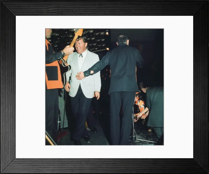Framed Print : Bill Haley seen here on stage in Coventry 30th April 1974 Local Caption Scanned Framed Print : Bill Haley seen here on stage in Coventry 30th April 1974 Local Caption Scanned