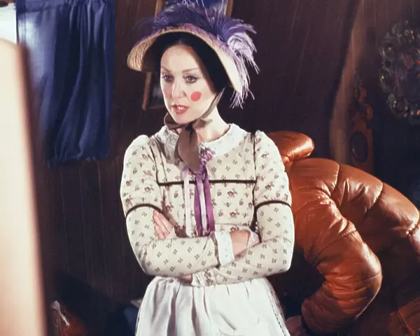 Actress Una Stubb as Aunt Sally in the Southern Television series of Worzel Gummidge