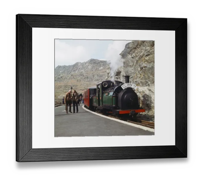 Framed Print : The Ffestiniog Railway is the oldest independent railway company in the World - being