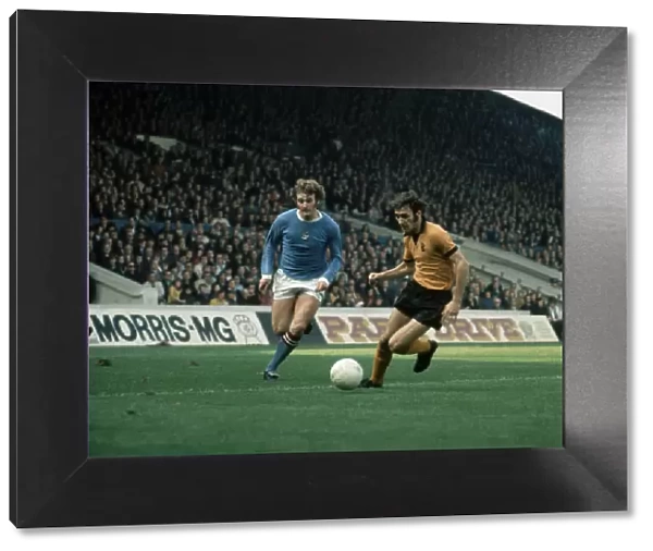 Manchester City v Wolverhampton Wanderers league match at Maine Road, 7th October 1972
