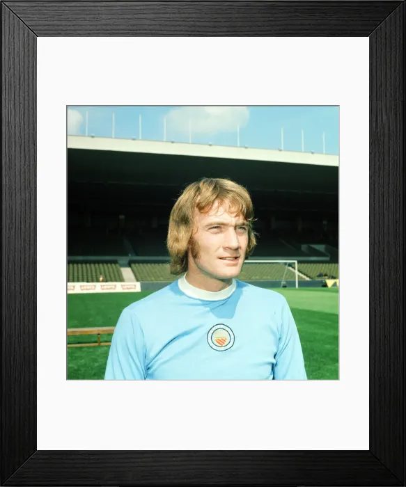 Framed Print : Rodney Marsh Manchester City Football Player August 1972 Framed Print : Rodney Marsh Manchester City Football Player August 1972