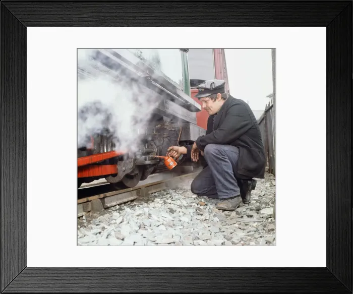 Framed Print : The Ffestiniog Railway is the oldest independent railway company in the World - being