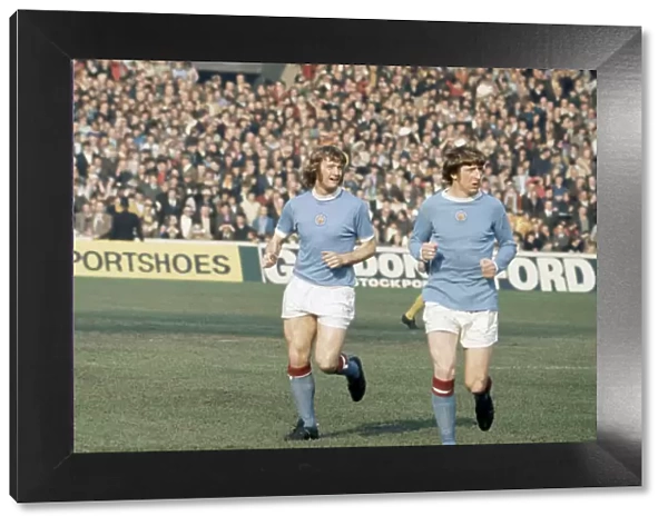 Manchester City v Chelsea league match at Maine Road 18th March 1972