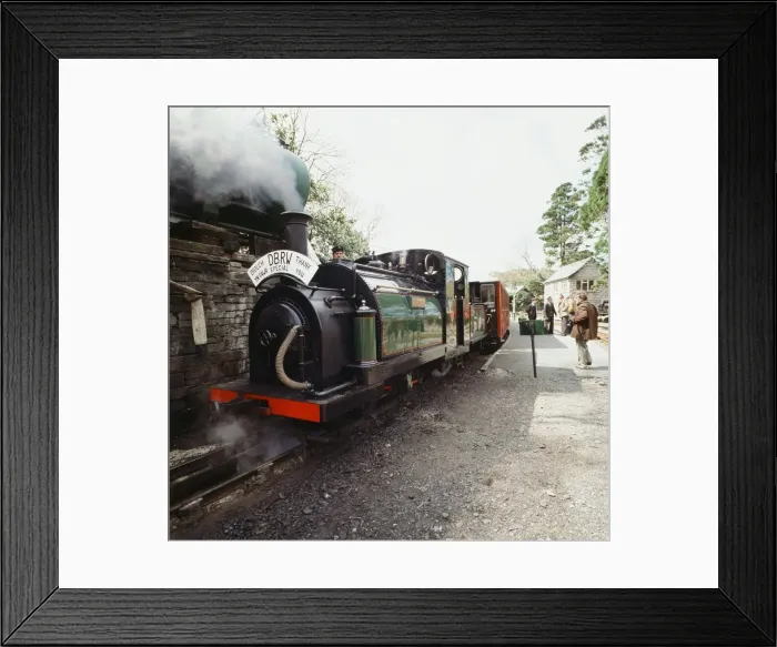 Framed Print : The Ffestiniog Railway is the oldest independent railway company in the World - being
