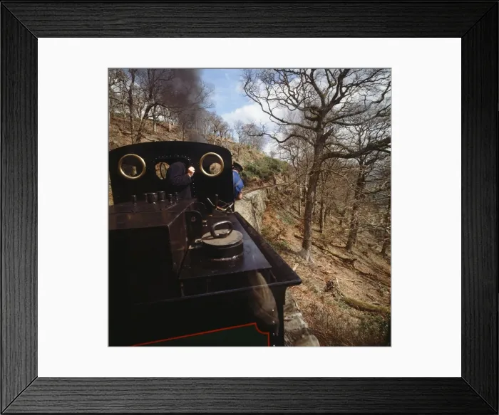 Framed Print : The Ffestiniog Railway is the oldest independent railway company in the World - being Framed Print : The Ffestiniog Railway is the oldest independent railway company in the World - being
