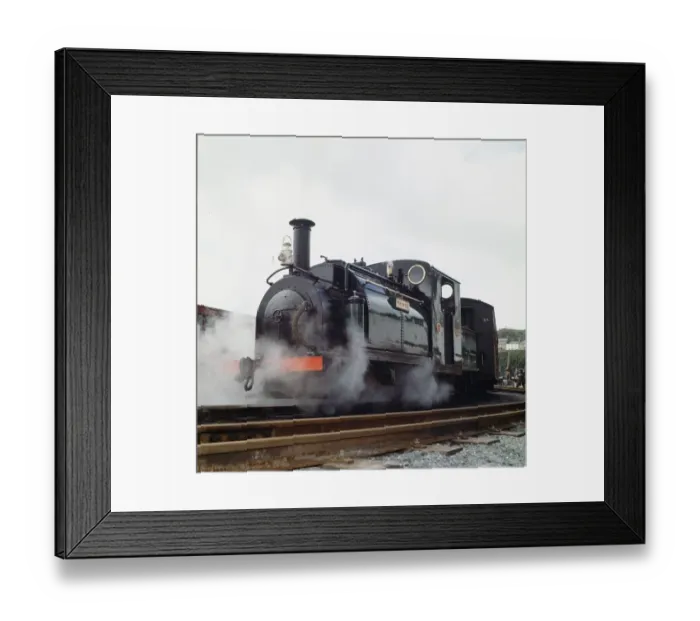 Framed Print : The Ffestiniog Railway is the oldest independent railway company in the World - being