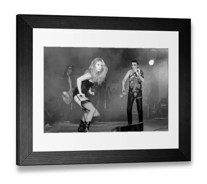 Framed Print : American rock singer Alice Cooper performing in concert at the Hammersmith Odeon during Framed Print : American rock singer Alice Cooper performing in concert at the Hammersmith Odeon during